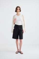 Fine Alpaca Cardigan - Cream