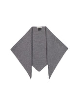 Cashmere Triangle Scarf - Grey Marle