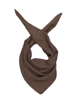 Cashmere Triangle Scarf - Cocoa Marle