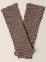 100% Cashmere Fingerless Knit Gloves