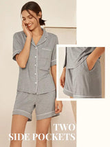 Short Sleeve Bamboo Pajama Set ODESSA