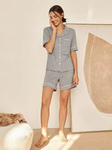 Short Sleeve Bamboo Pajama Set ODESSA