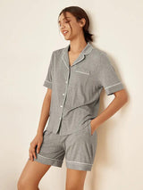 Short Sleeve Bamboo Pajama Set ODESSA